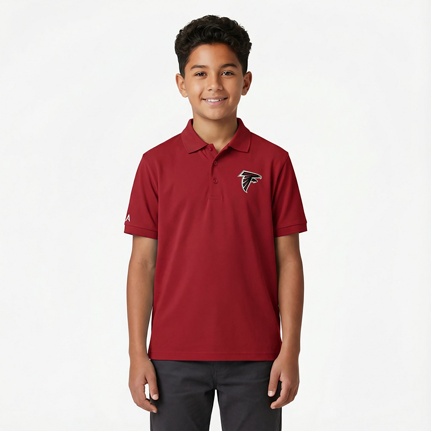 Antigua Men's Atlanta Falcons Chiefs Legacy Short Sleeve Polo Shirt - view number 2