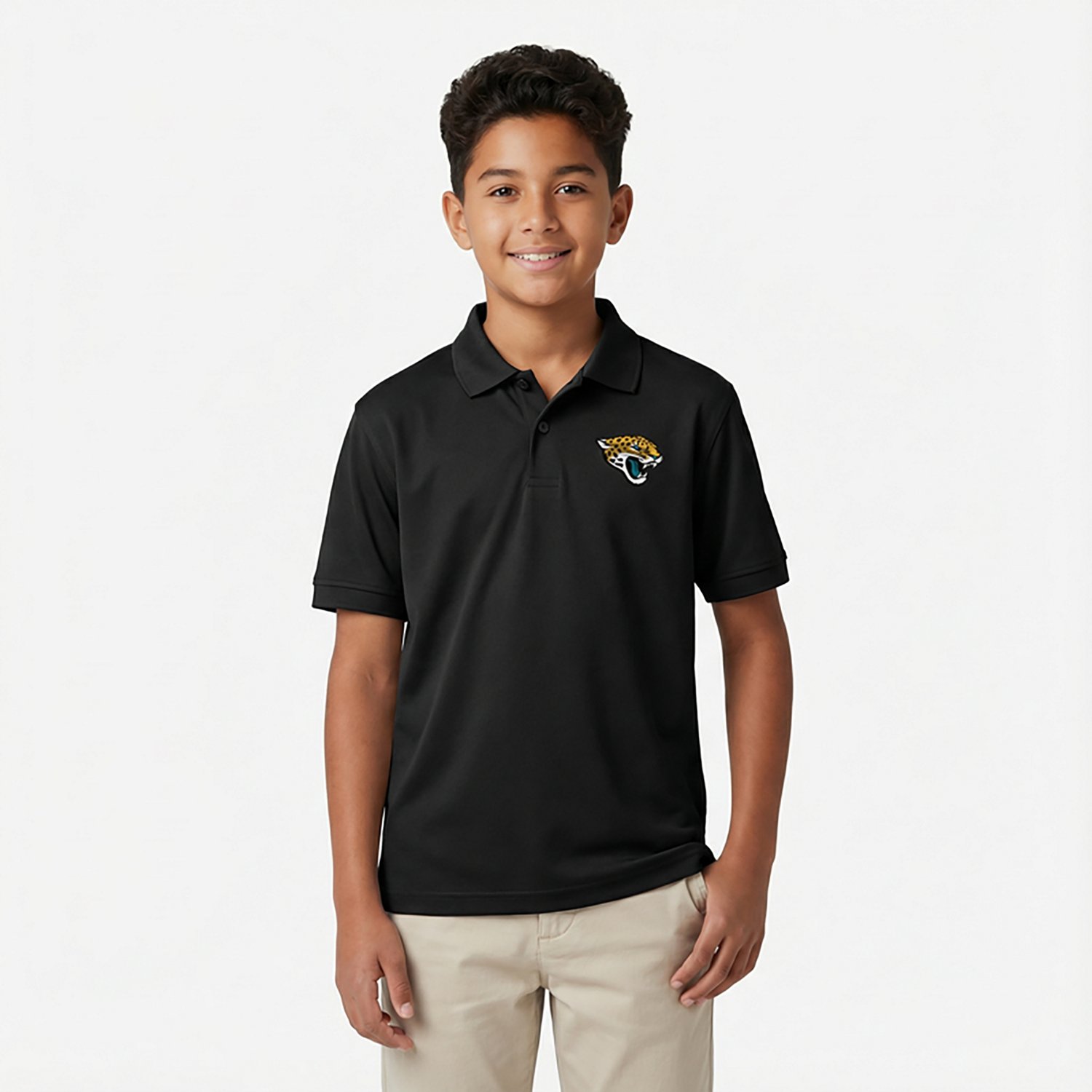 Antigua Men's Jacksonville Jaguars Legacy Short Sleeve Polo Shirt