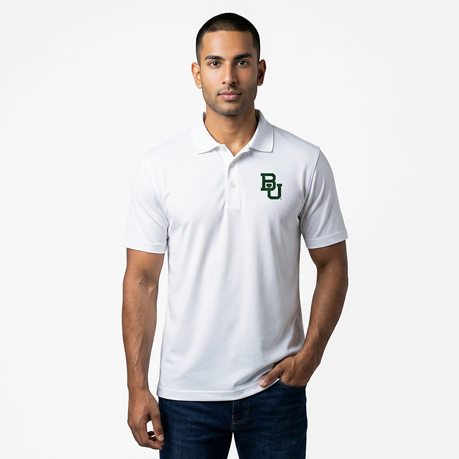 Antigua Men's Baylor University Legacy Pique Polo Shirt - view number 3