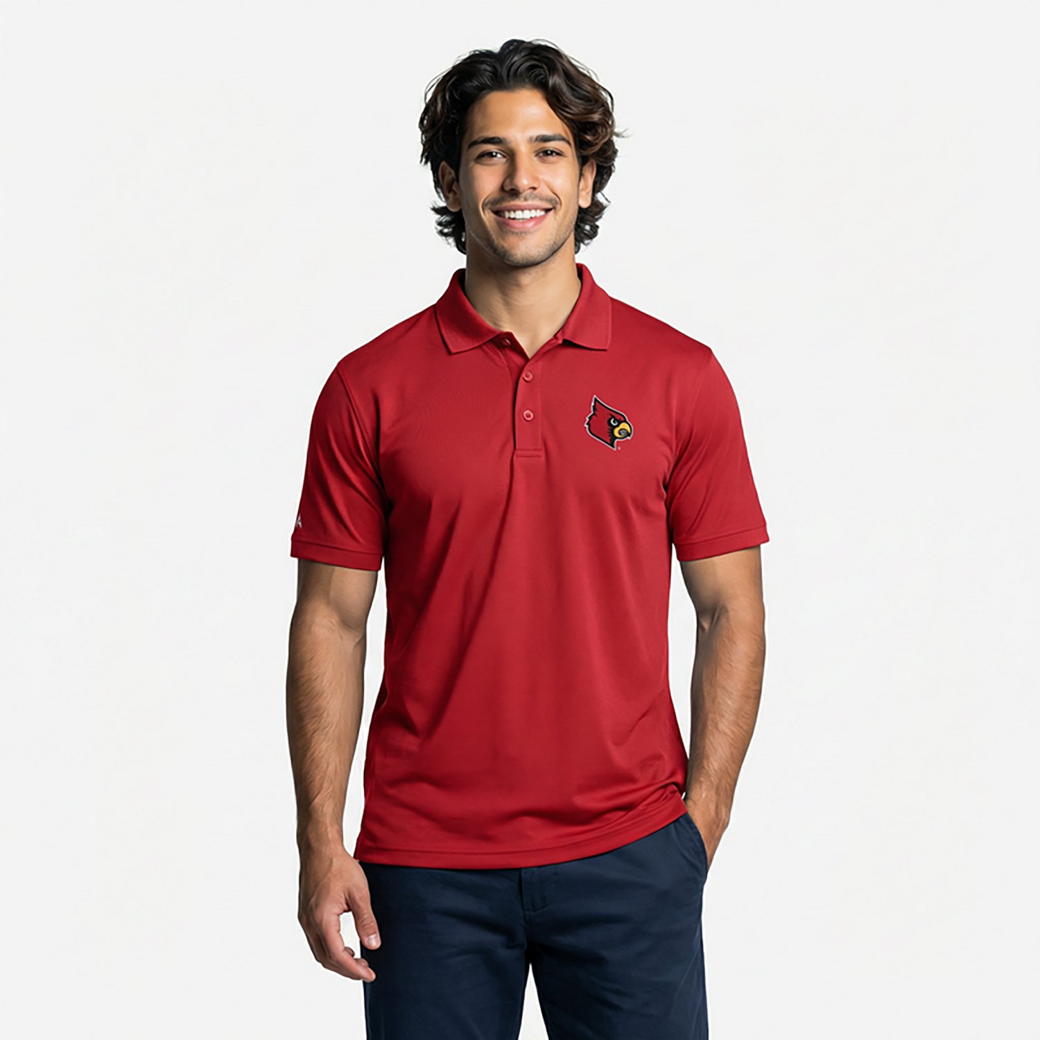 Antigua Men's University of Louisville Legacy Pique Polo Shirt - view number 2