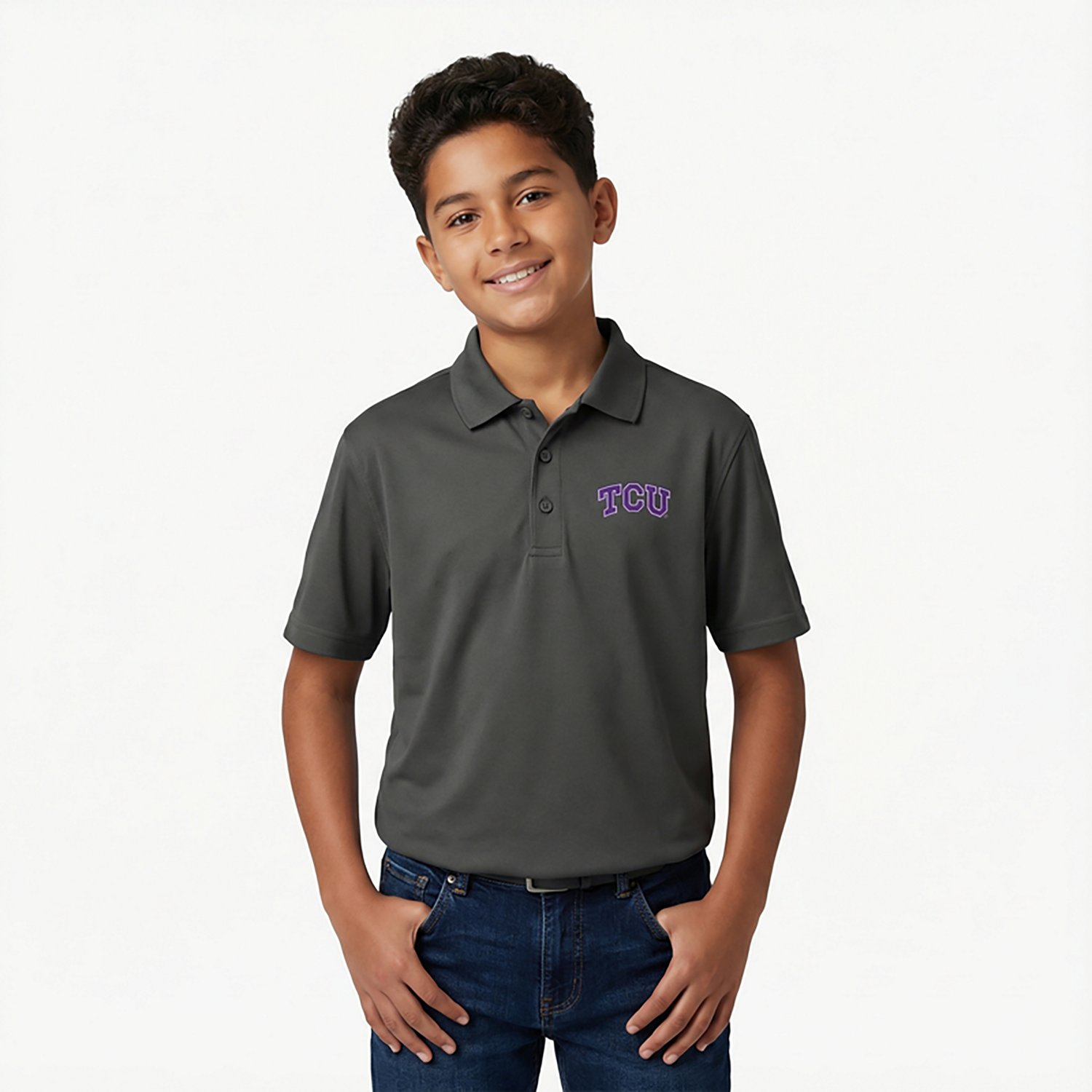 Antigua Men's Texas Christian University Legacy Pique Polo Shirt - view number 2
