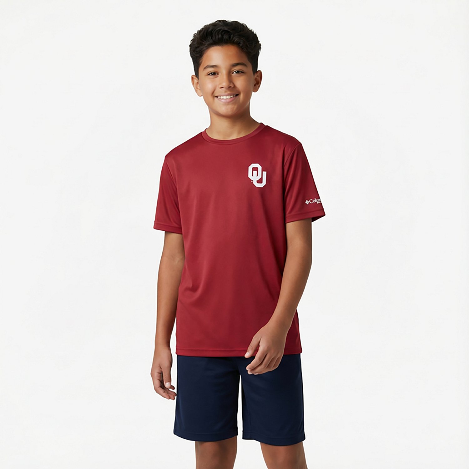 Columbia Sportswear Men's University of Oklahoma Terminal Tackle Short Sleeve T-shirt