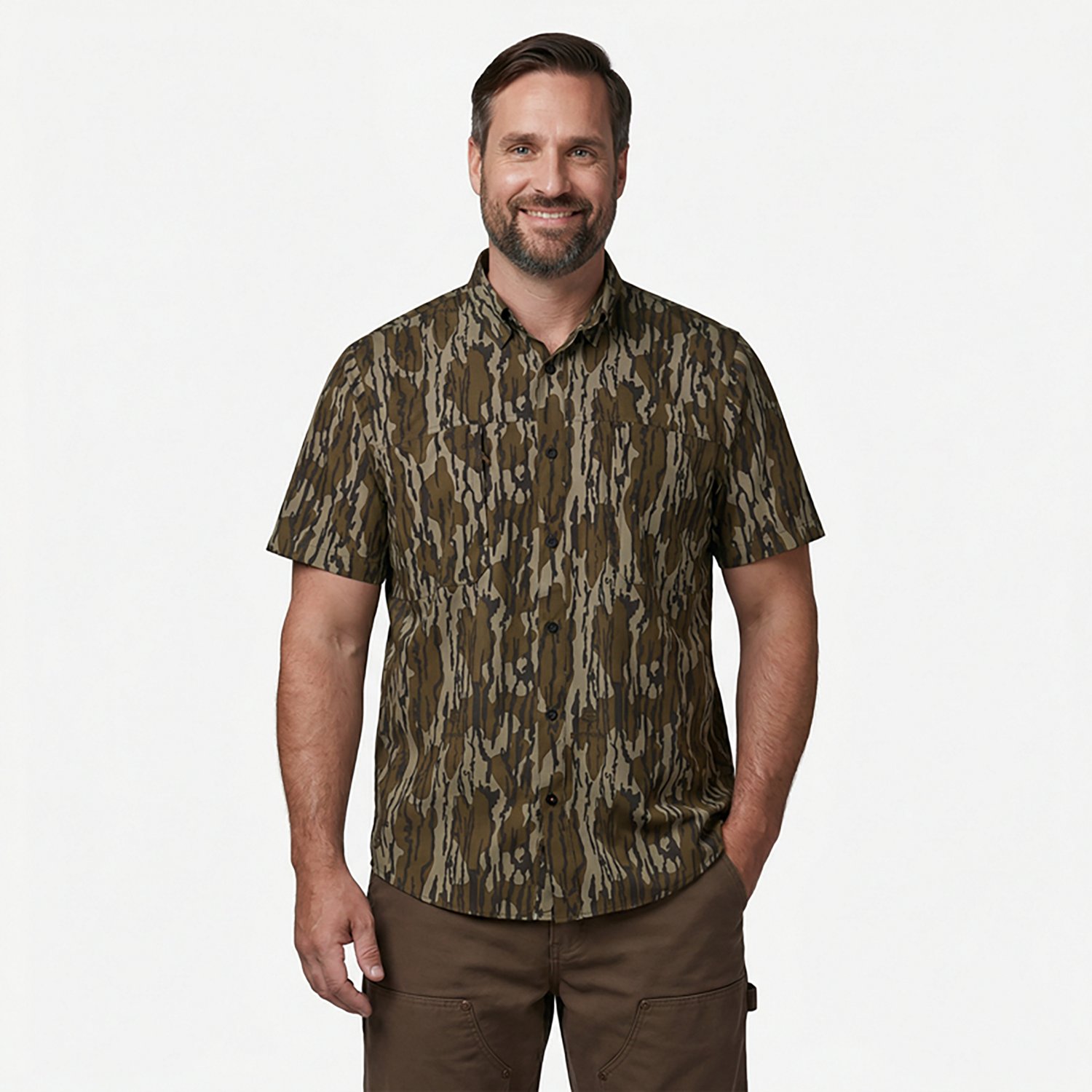 Magellan Outdoors Men's Lightweight Ripstop Button Down Short Sleeve Shirt                                                       - view number 2