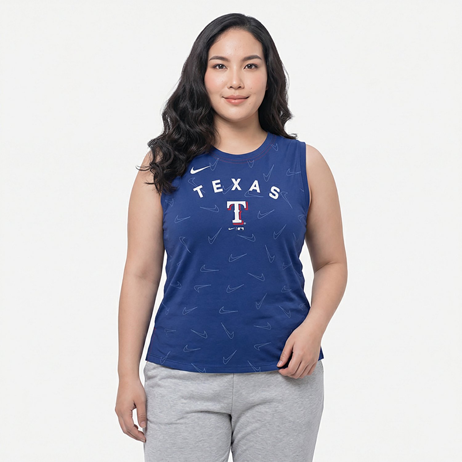 Nike Women's Texas Rangers Team Tech Racerback Tank Top