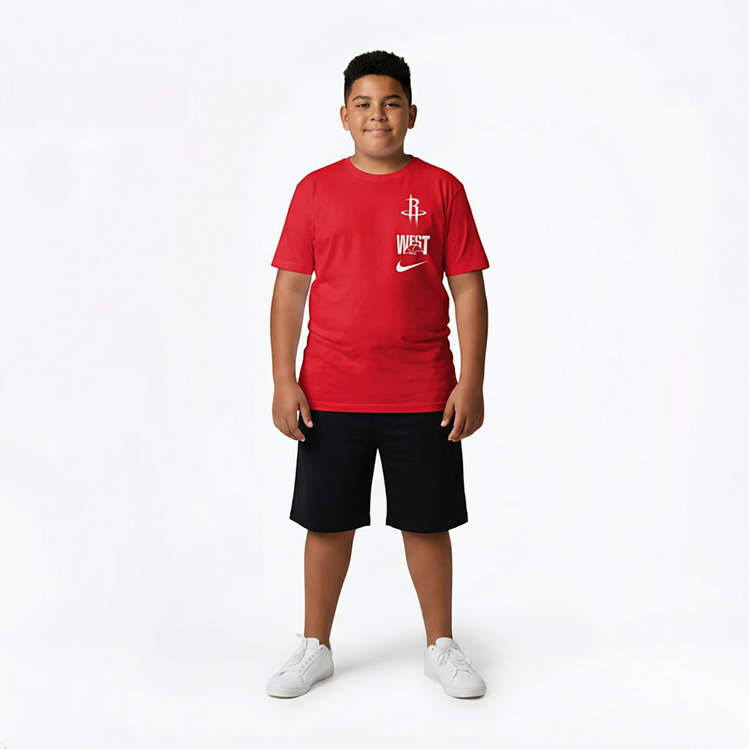 Nike Boys' Houston Rockets Essential VS Block Graphic T-shirt