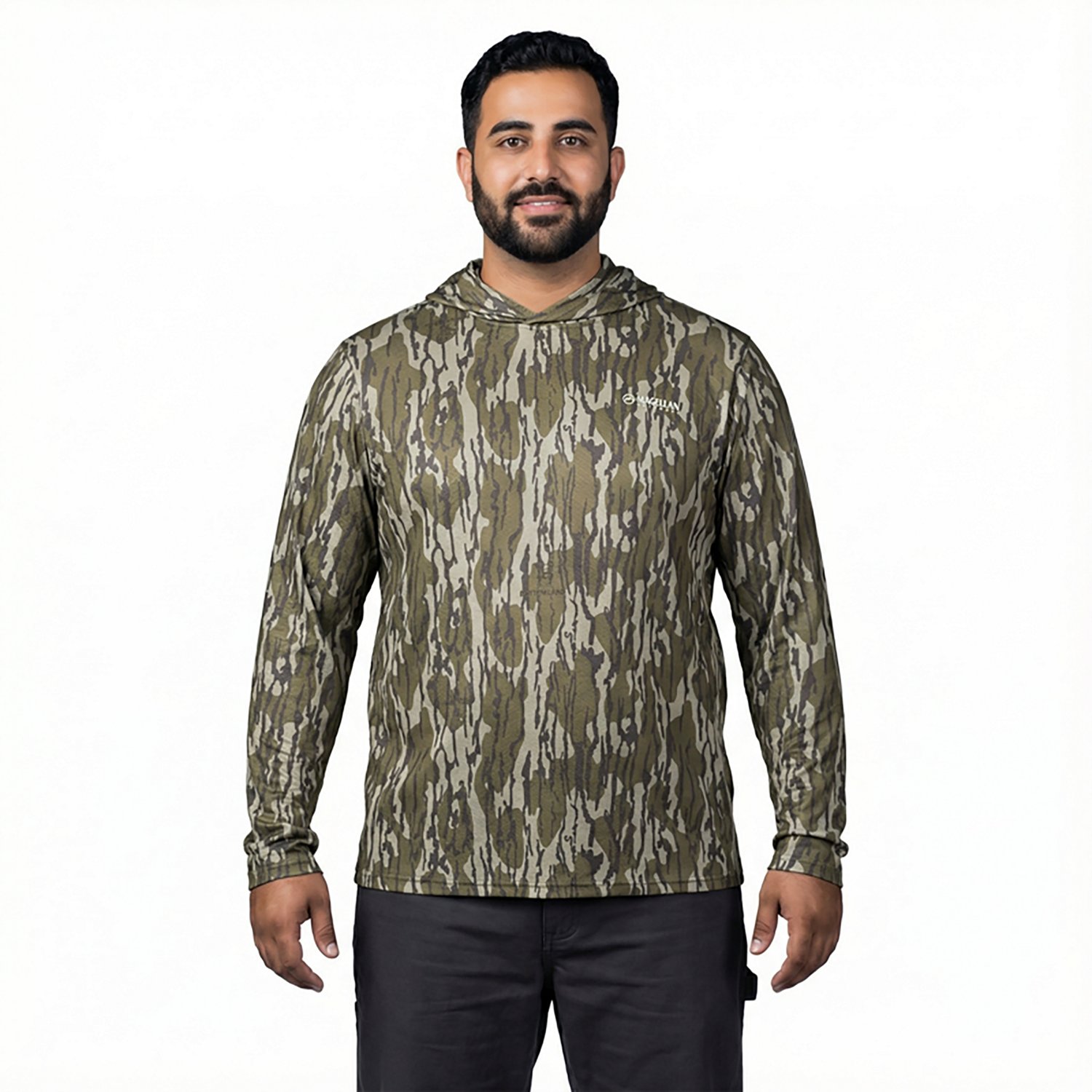 Magellan Outdoors Hunt Gear Men's Eagle Pass Tech Mesh Long Sleeve Hooded T-shirt - view number 2