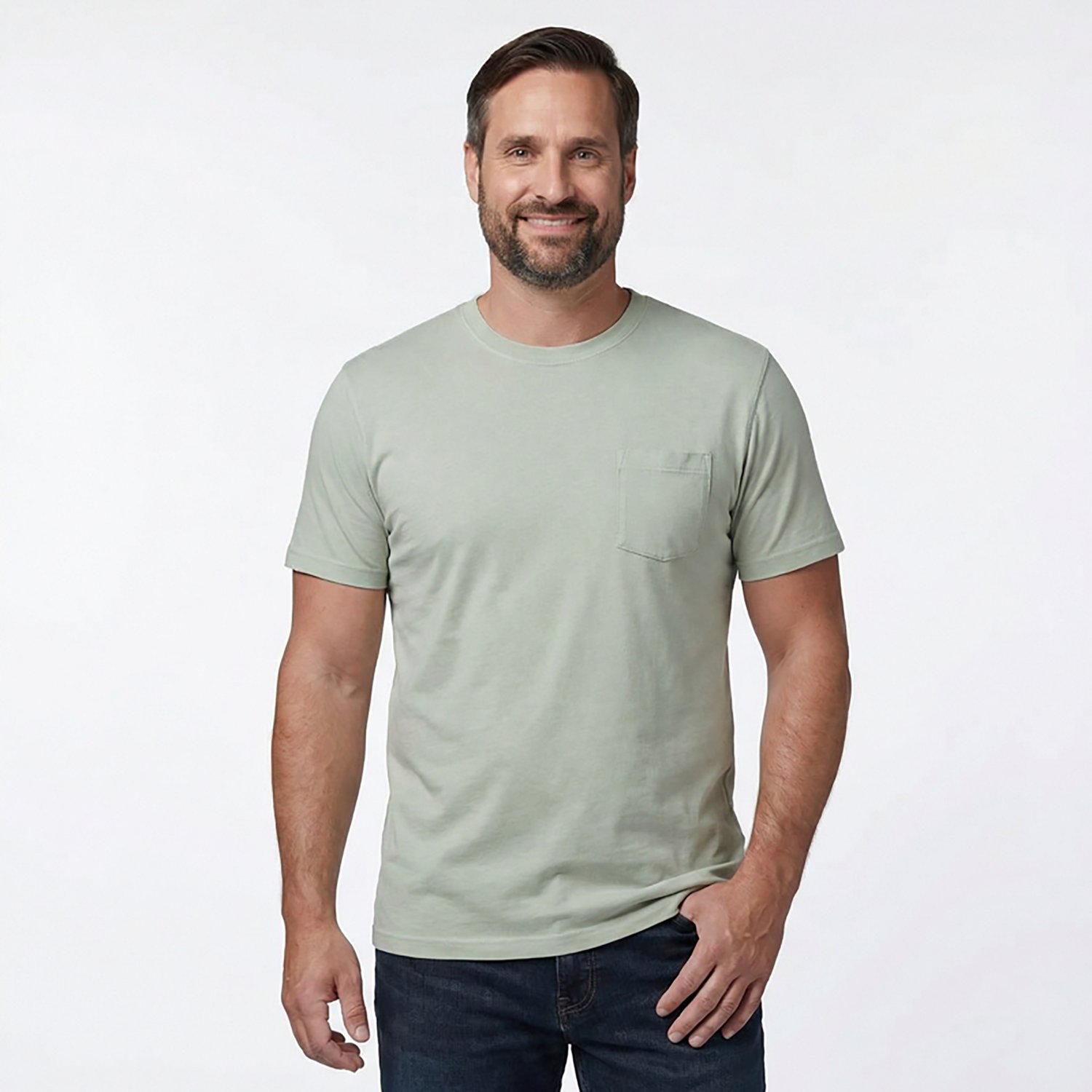 Magellan Outdoors Men's Shore & Line Washed Short Sleeve Pocket T-shirt - view number 2