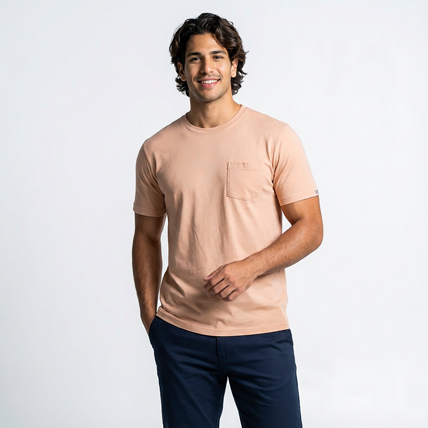 Magellan Outdoors Men's Shore & Line Washed Short Sleeve Pocket T-shirt - view number 2