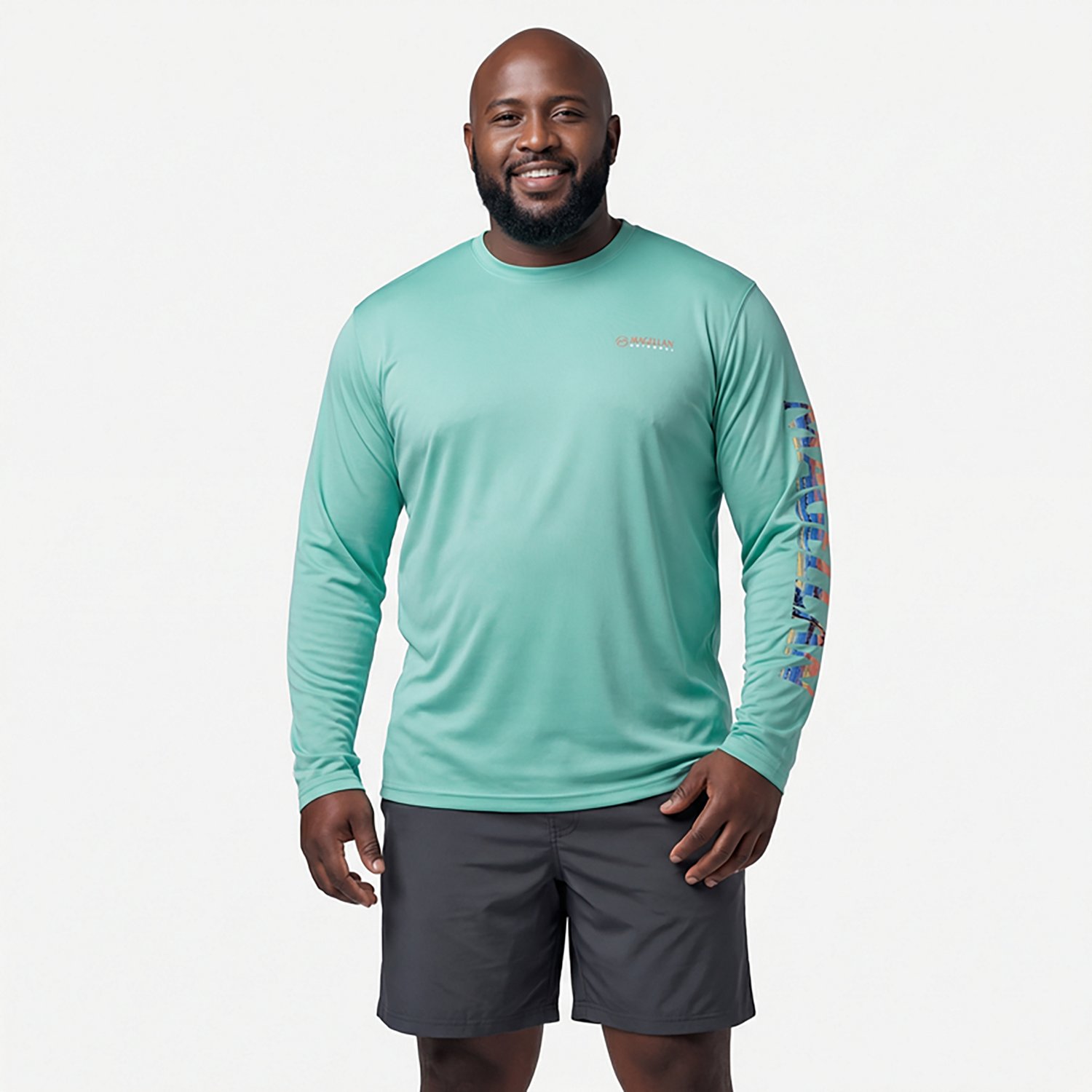 Magellan Outdoors Men's Casting Crew Long Sleeve T-shirt                                                                         - view number 2