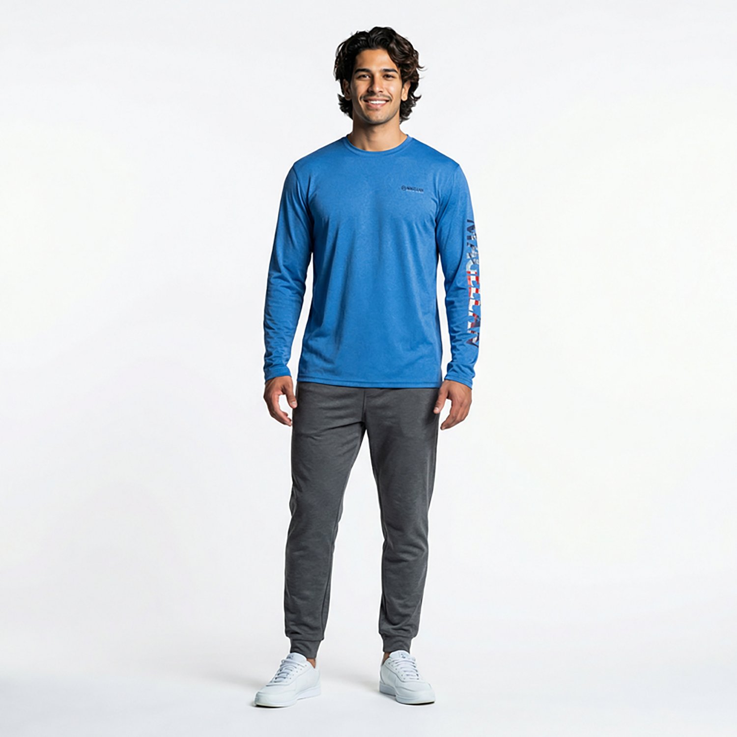 Magellan Outdoors Men's Casting Crew Long Sleeve T-shirt