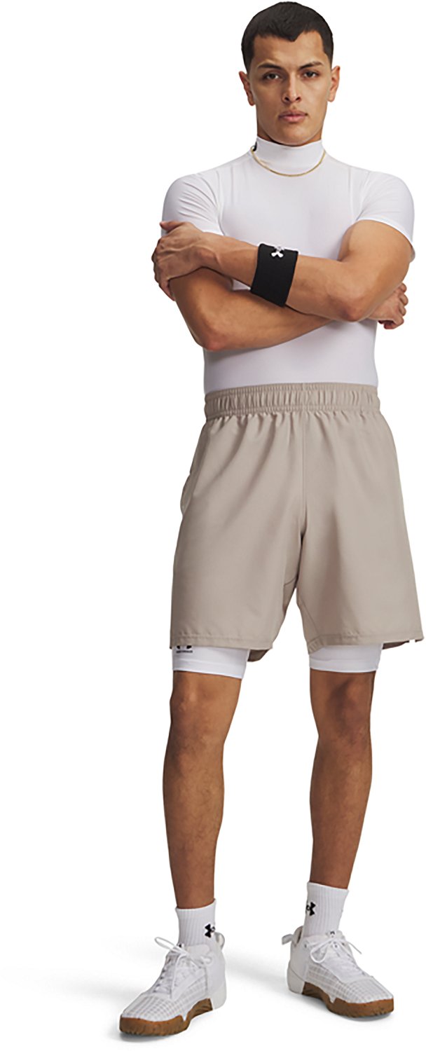 Under Armour Men's Woven Wordmark Shorts 8.25 in                                                                                 - view number 3
