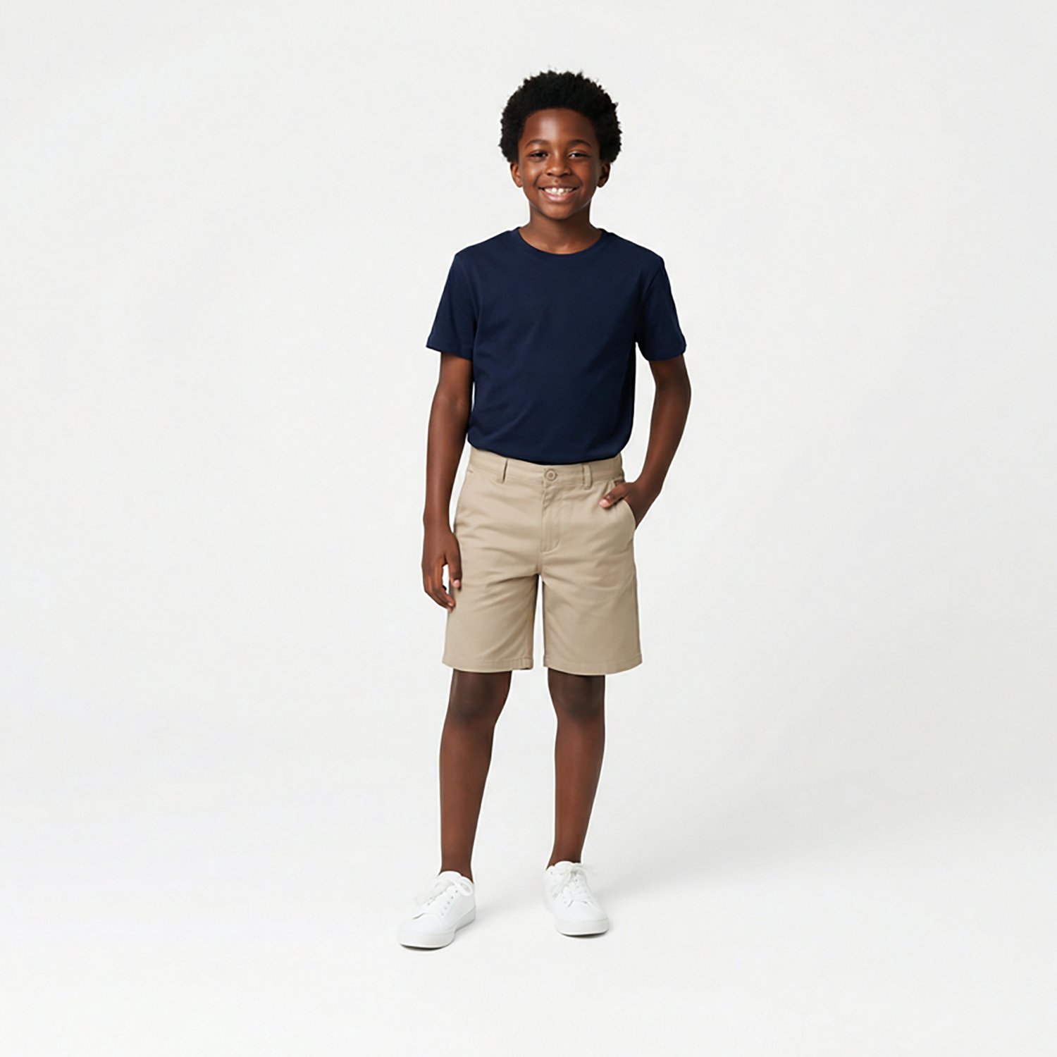 Nautica Boys' 8-20 FF Twill Shorts