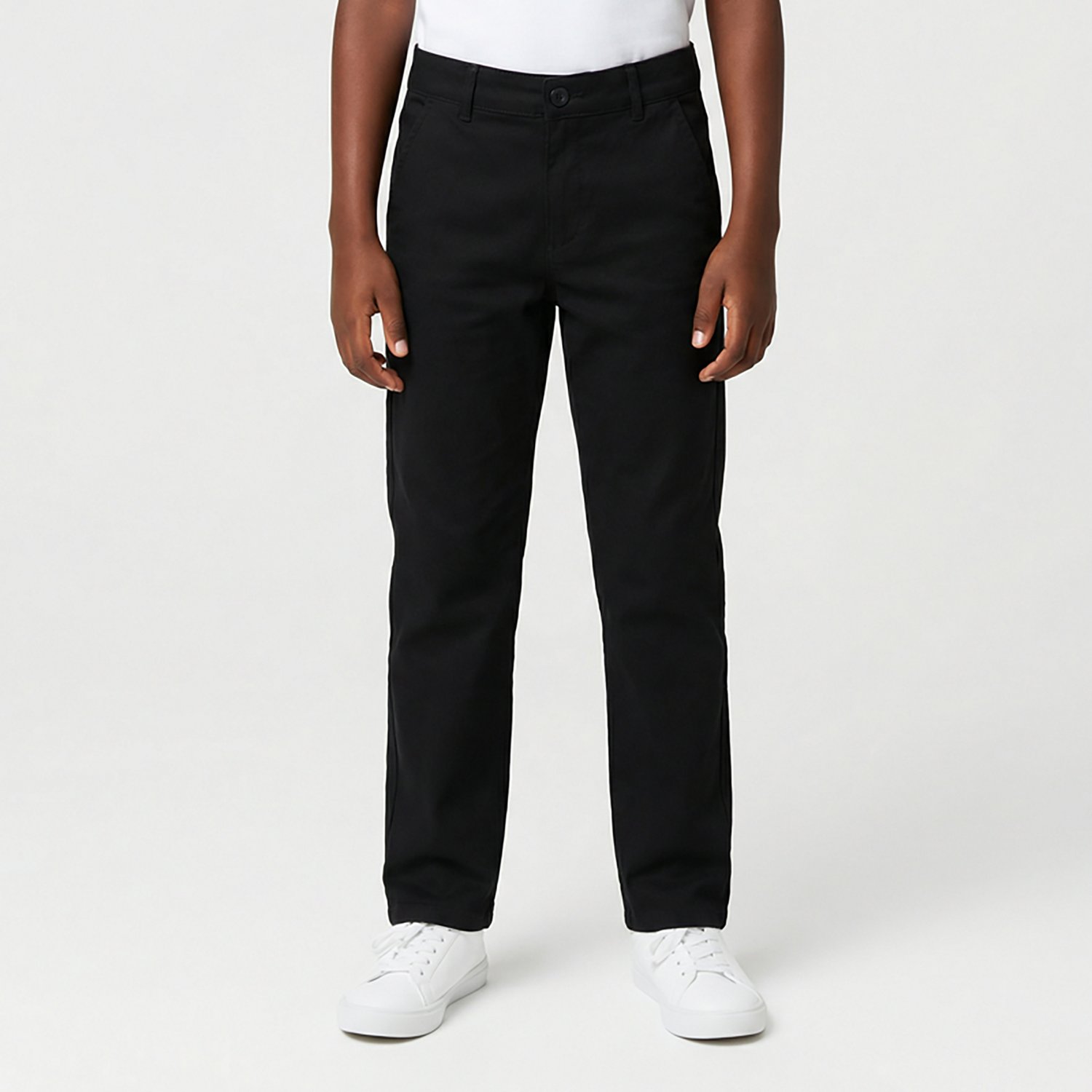 Nautica Boys' 8-20 Slim Flat Front Twill Pants - view number 2