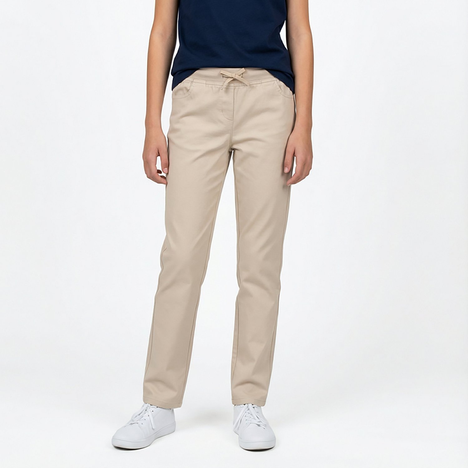 Nautica Girls' Stretch Pull On Plus Size Skinny Pants