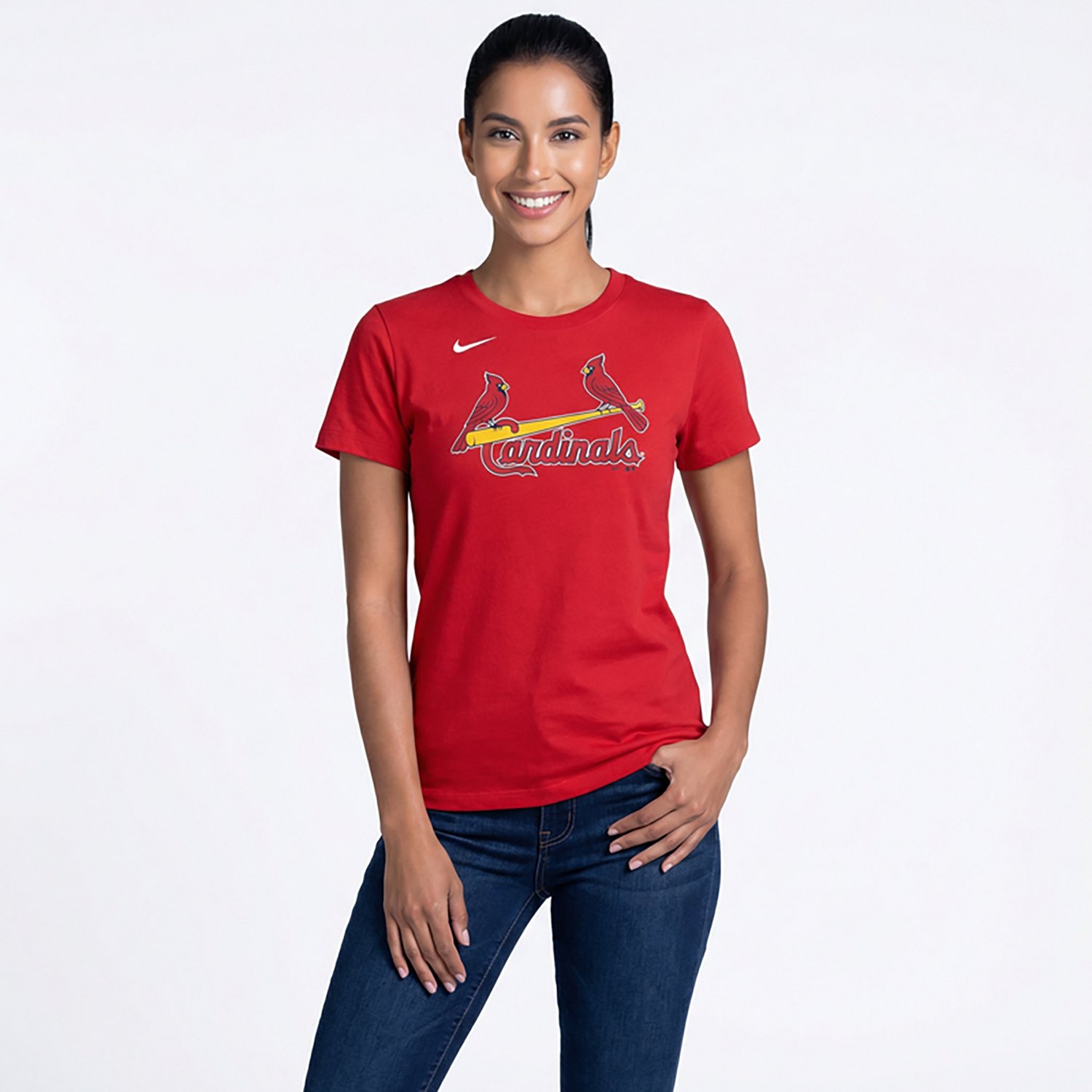 Nike Women’s St. Louis Cardinals Fuse Wordmark Graphic T-shirt