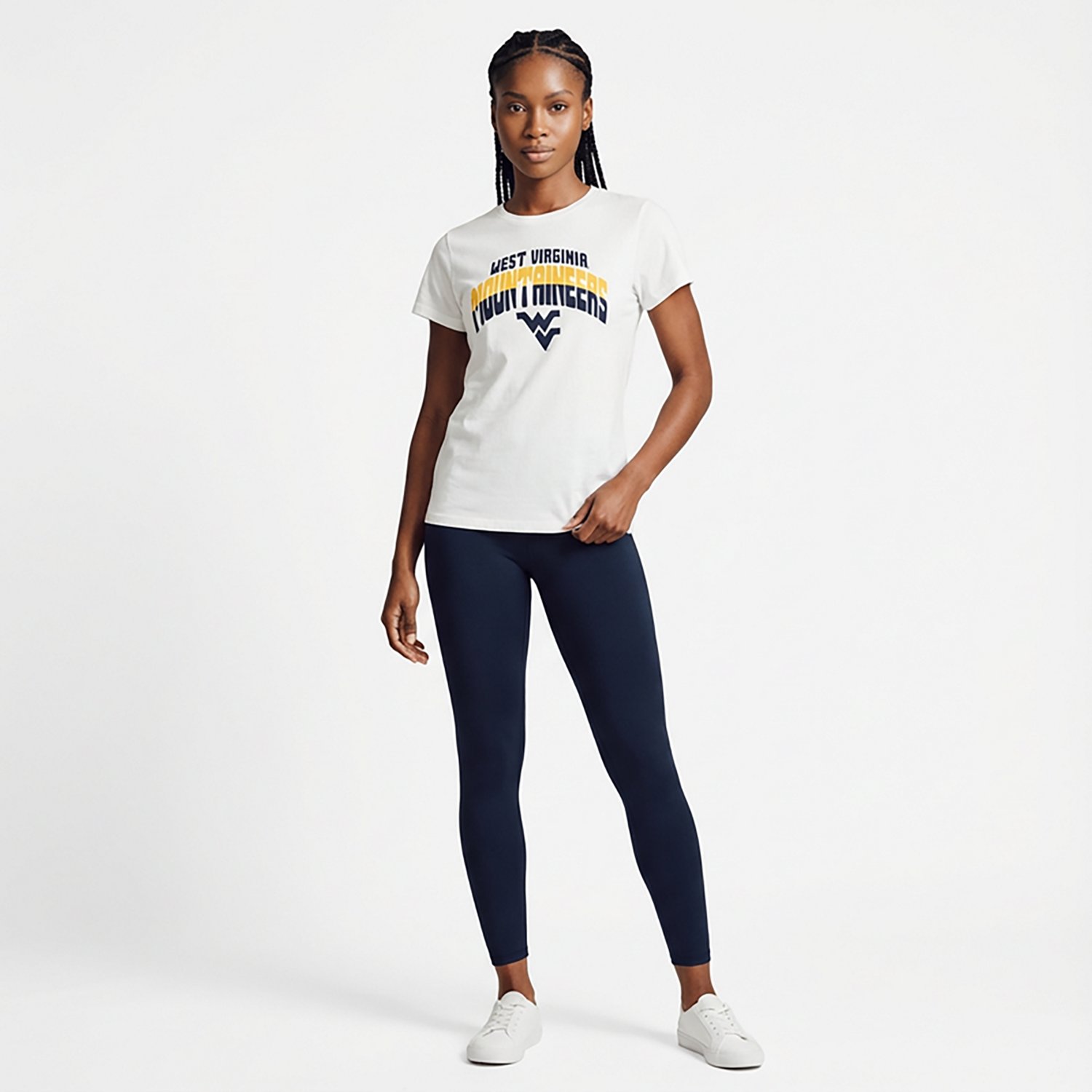 '47 West Virginia Mountaineers Women's Far Out Frankie Short Sleeve T-shirt