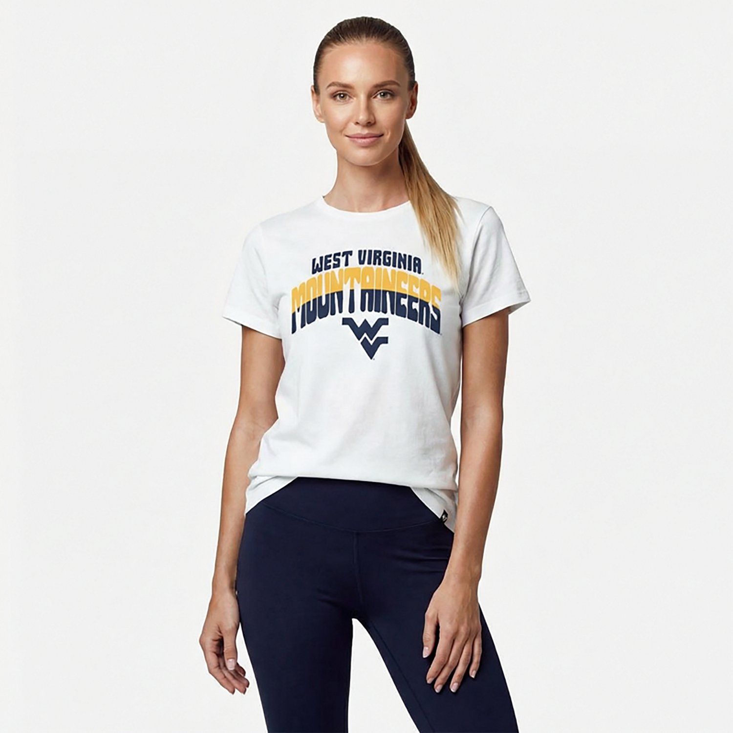 '47 West Virginia Mountaineers Women's Far Out Frankie Short Sleeve T-shirt - view number 2