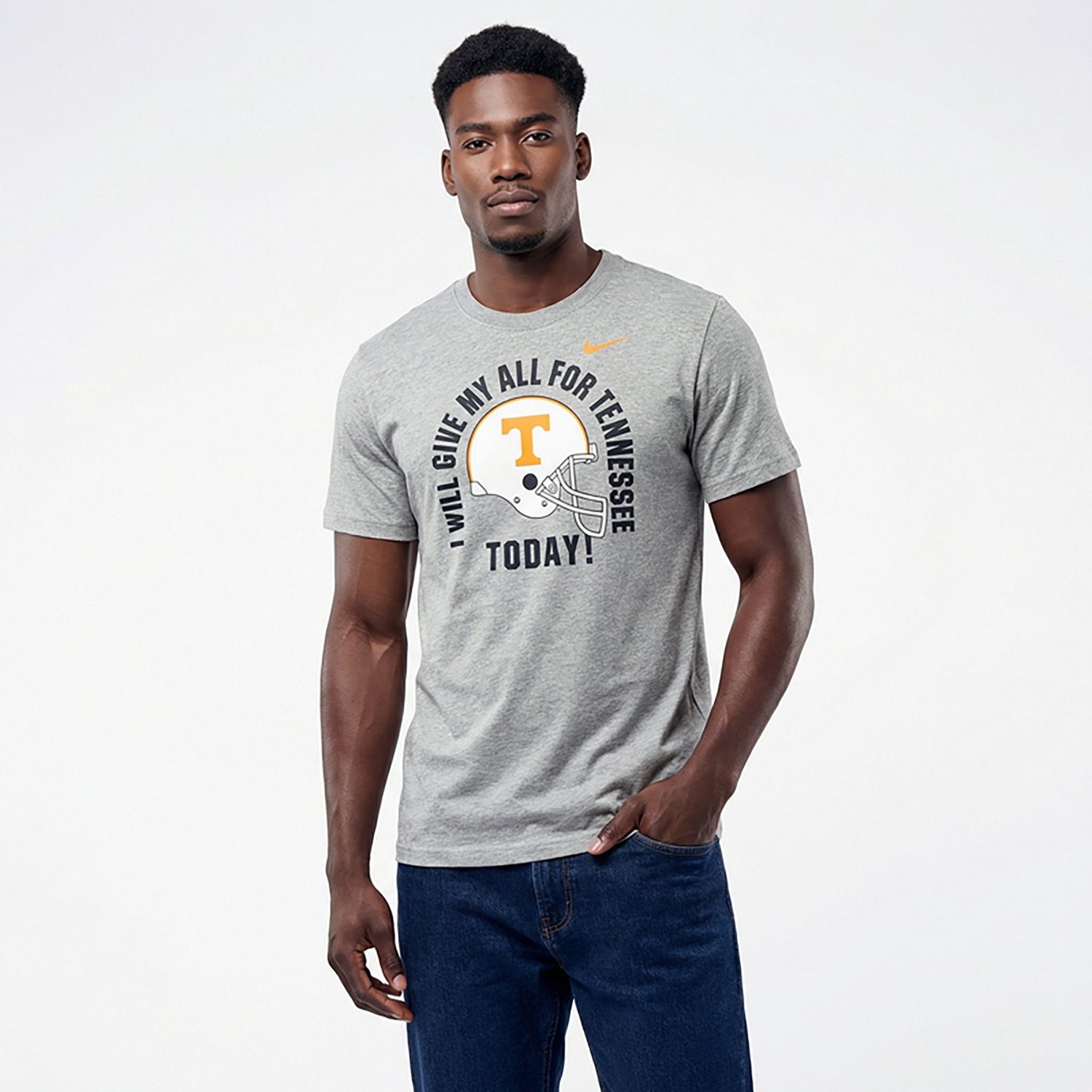 Nike Men's Tennessee Local Helmet Cotton T-shirt - view number 2