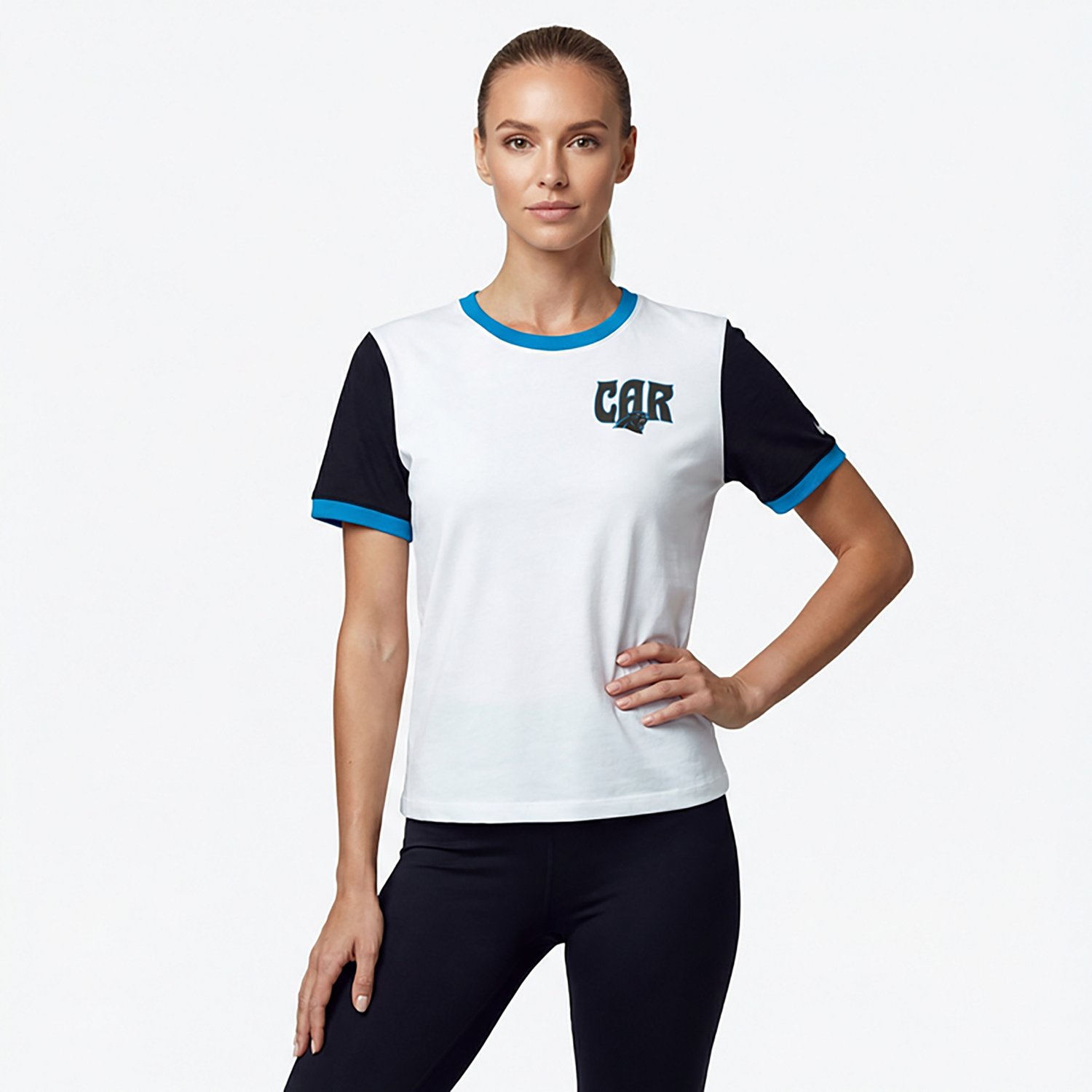 Nike Women's Carolina Panthers Rewind Ringer T-shirt