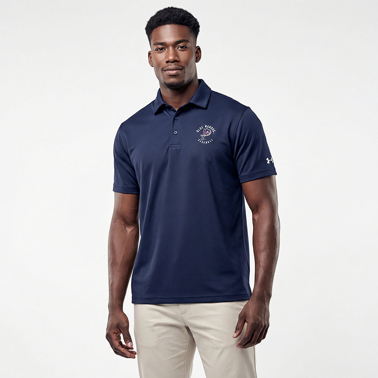 Under Armour Men's Pensacola Wahoos Lead Runner Tech Polo Shirt - view number 2