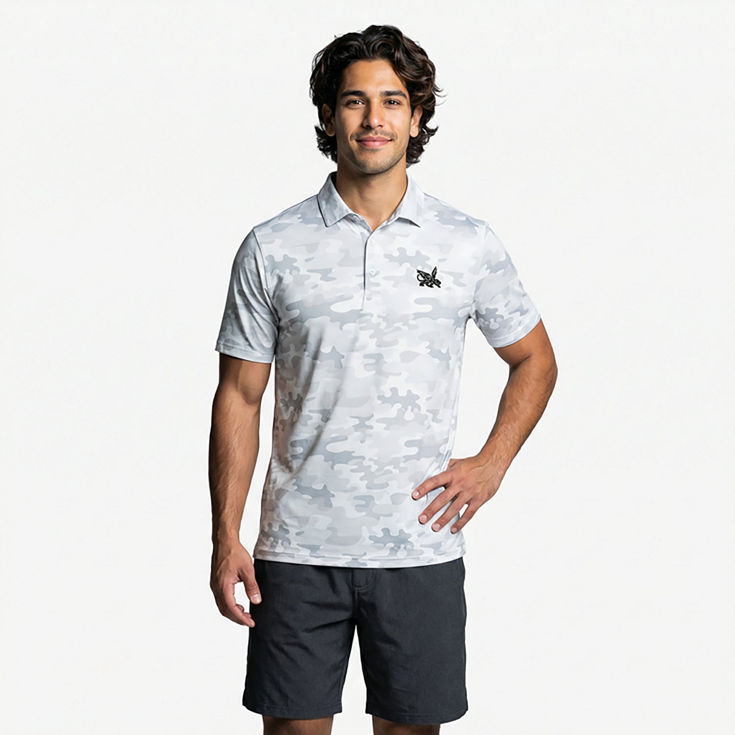 Antigua Men's Texas Rangers Collide Polo Shirt - view number 2