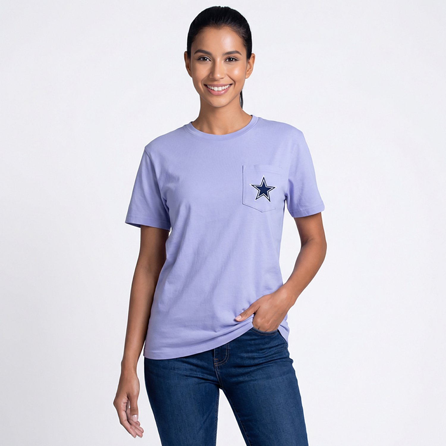 Lauren James Women's Dallas Cowboys Howdy Cowboy Short Sleeve T-shirt