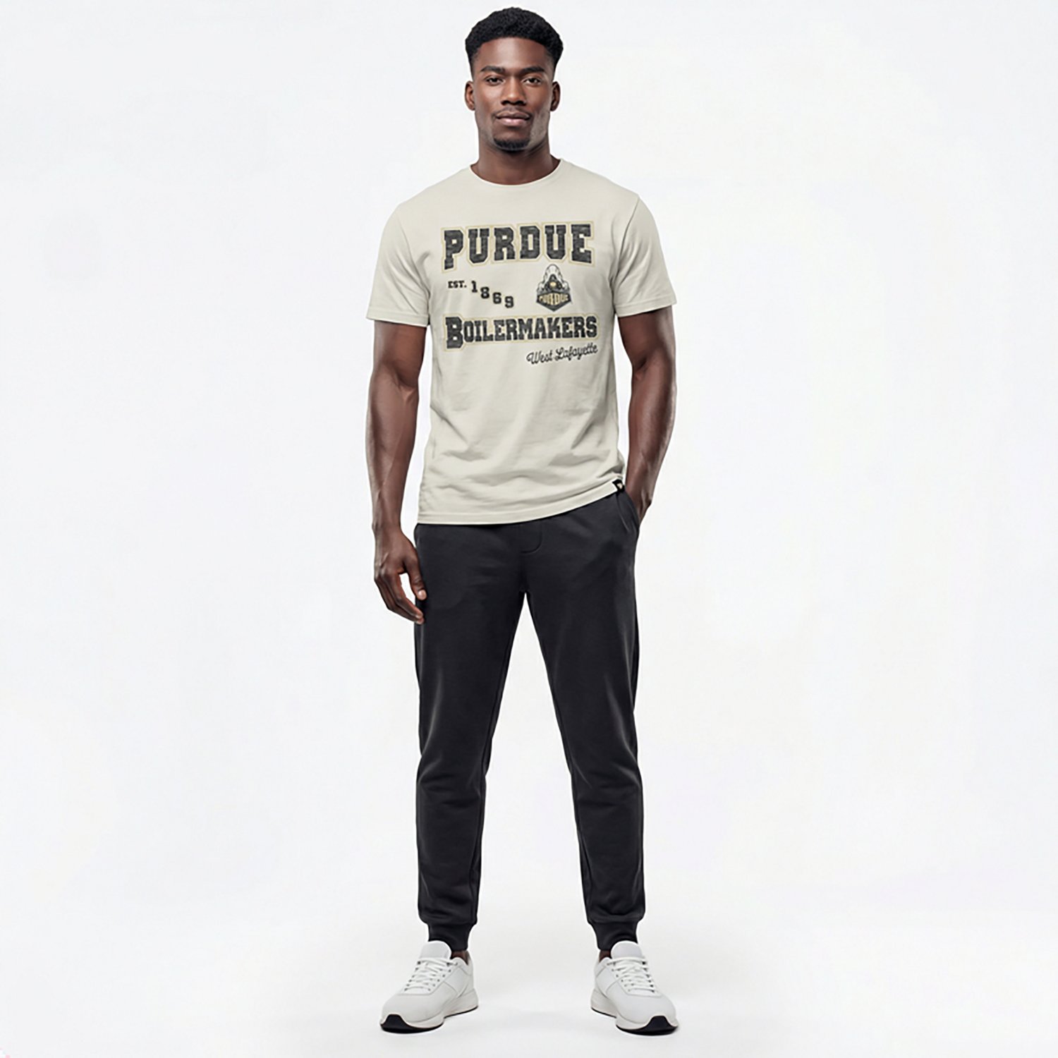 47 Men's Purdue Cross Cut Scrum T-shirt