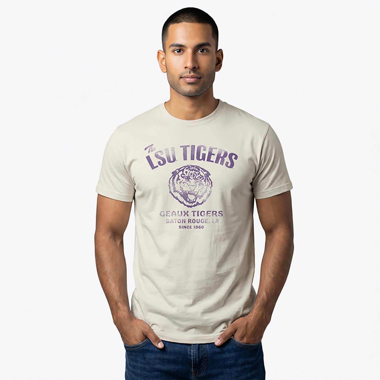 47 Men's LSU Wide Open Franklin T-shirt - view number 2