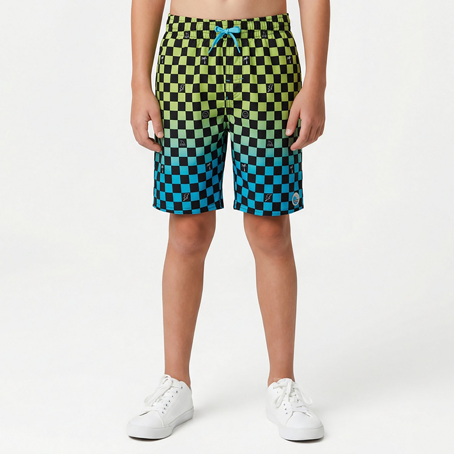 Laguna Boys' 8-14 Checked Out Volley Swimsuit - view number 2