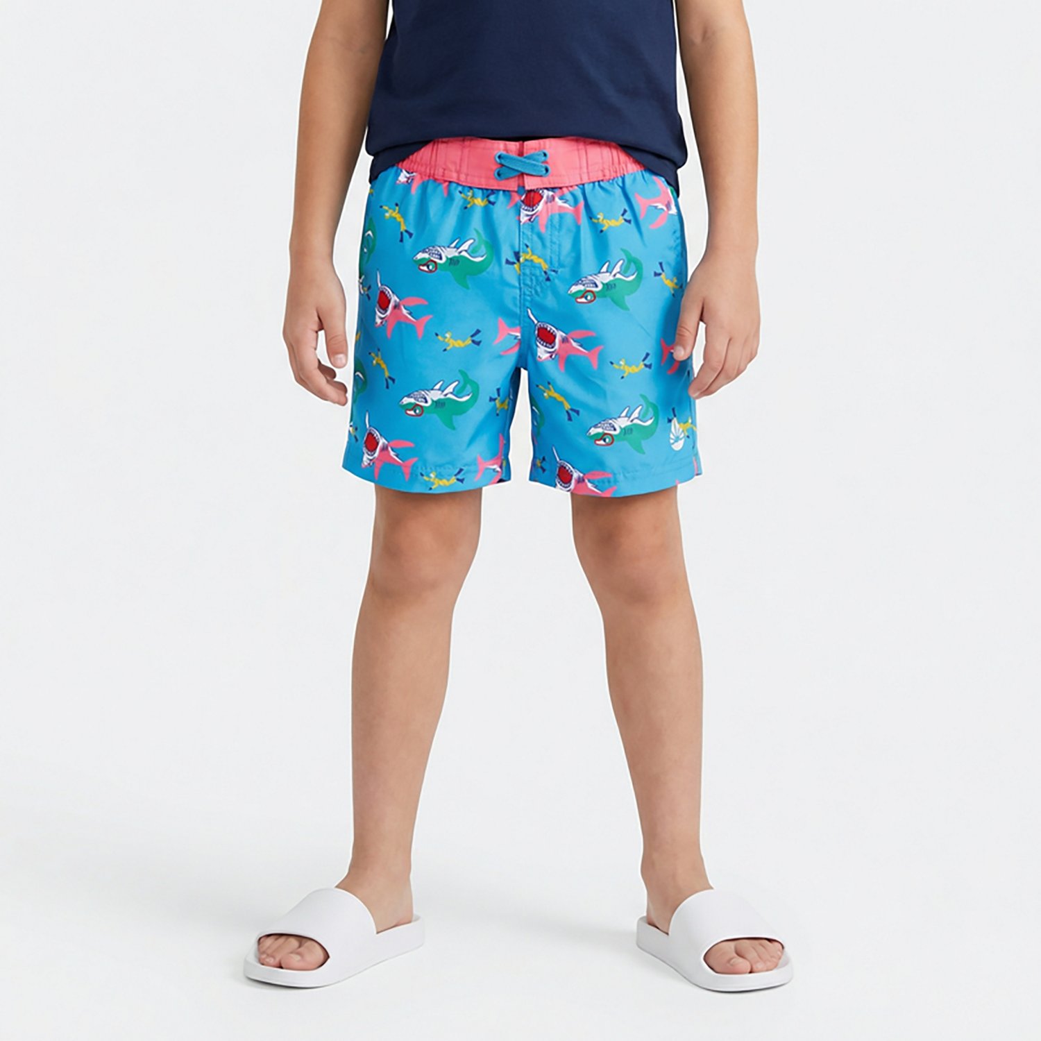 O'Rageous Boys' 4-7 Shark Printed E Boardshorts - view number 2