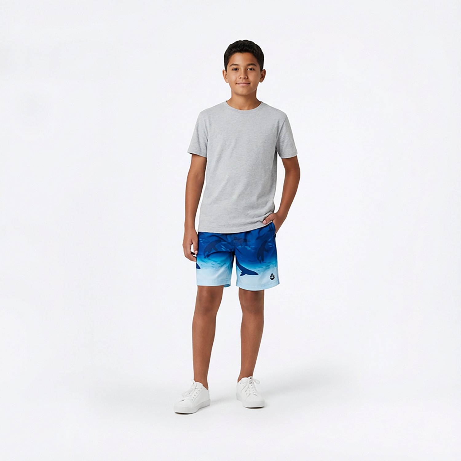 O'Rageous Boys' 4-7 Sea Life Printed E Boardshorts