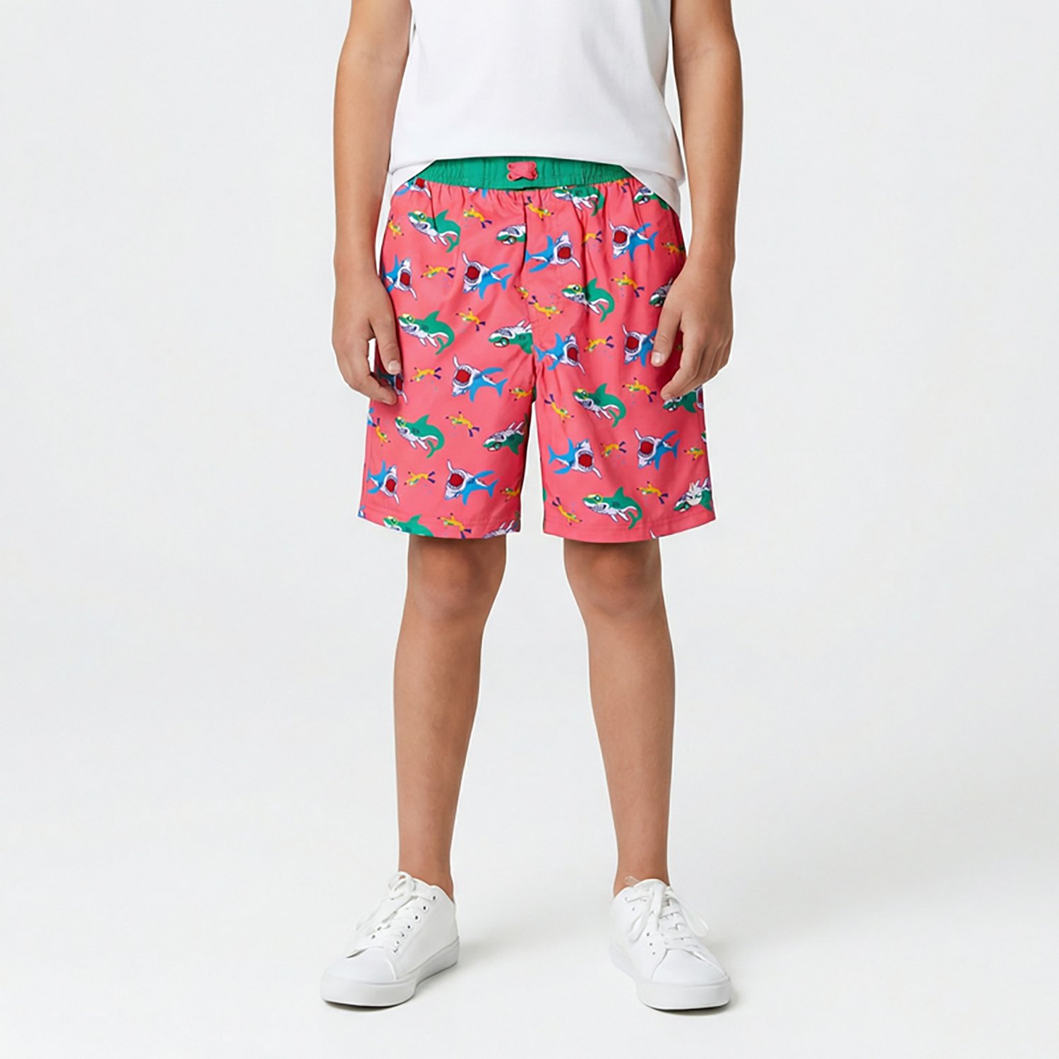 O'Rageous Boys' Shark Printed E Boardshorts