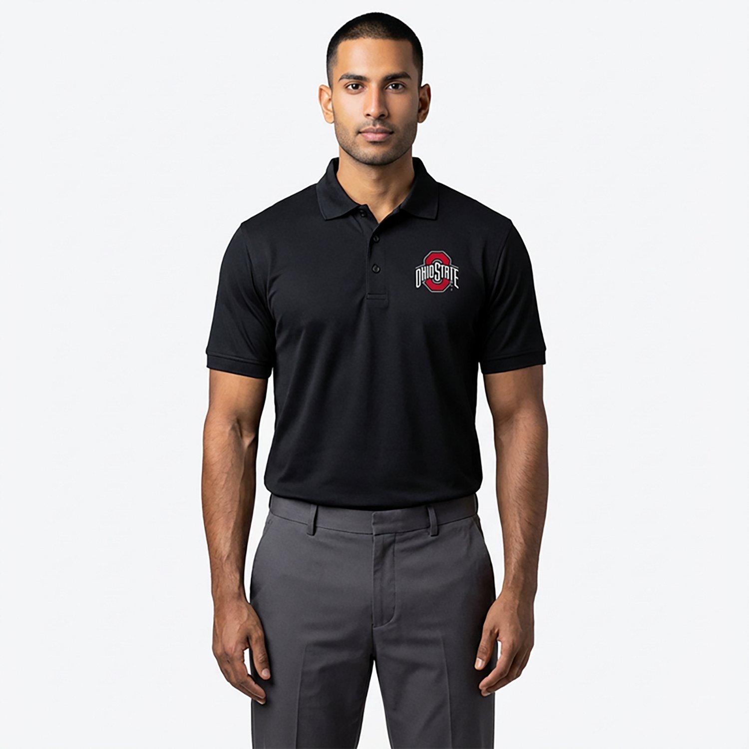 Antigua Men's Ohio State University Legacy Pique Polo Shirt - view number 2
