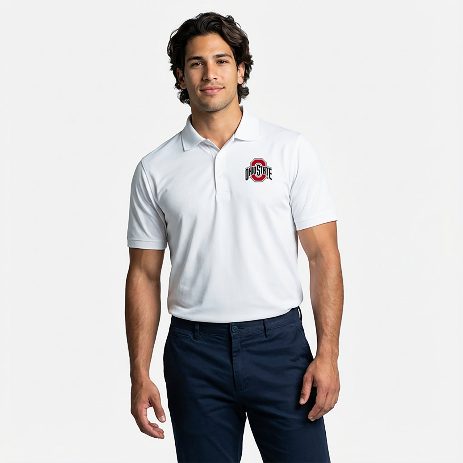 Antigua Men's Ohio State University Legacy Pique Polo Shirt - view number 2