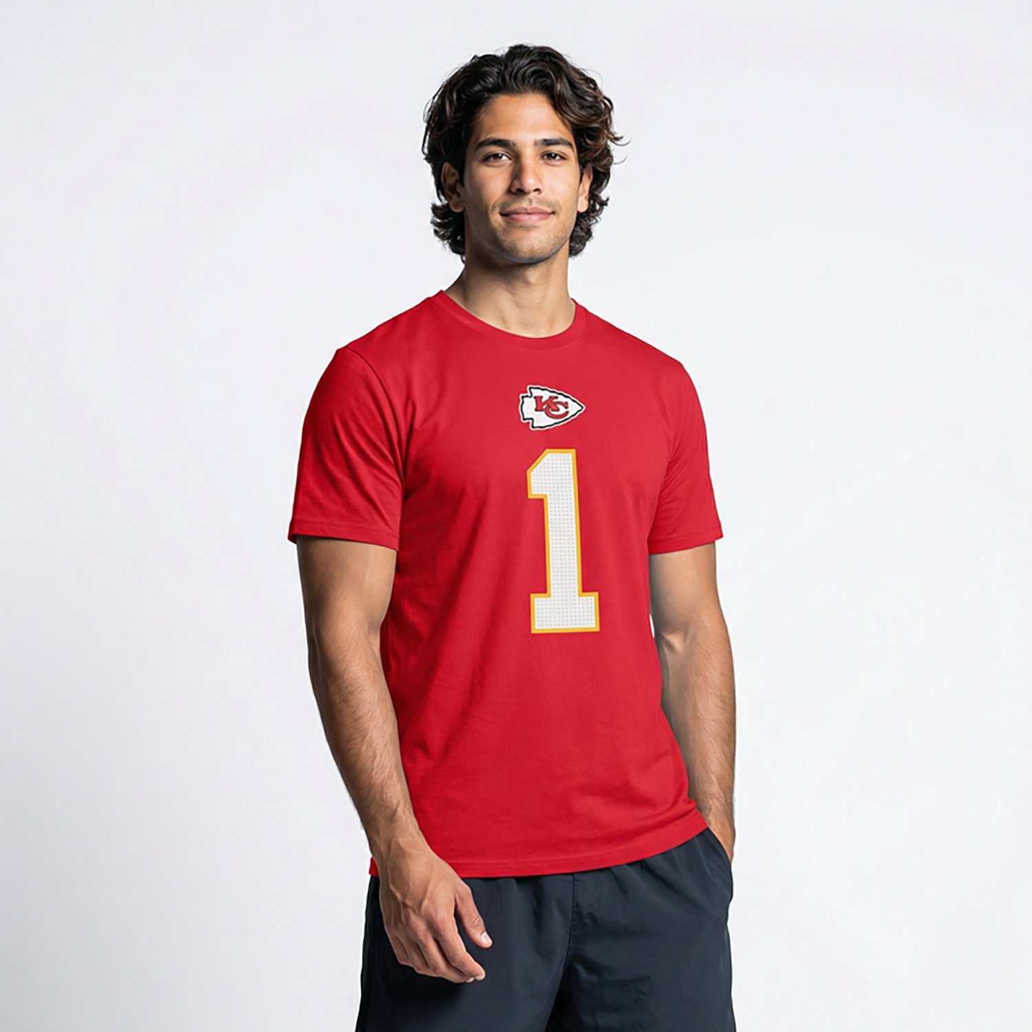 Nike Men's Kansas City Chiefs Xavier Worthy #1 Graphic T-shirt