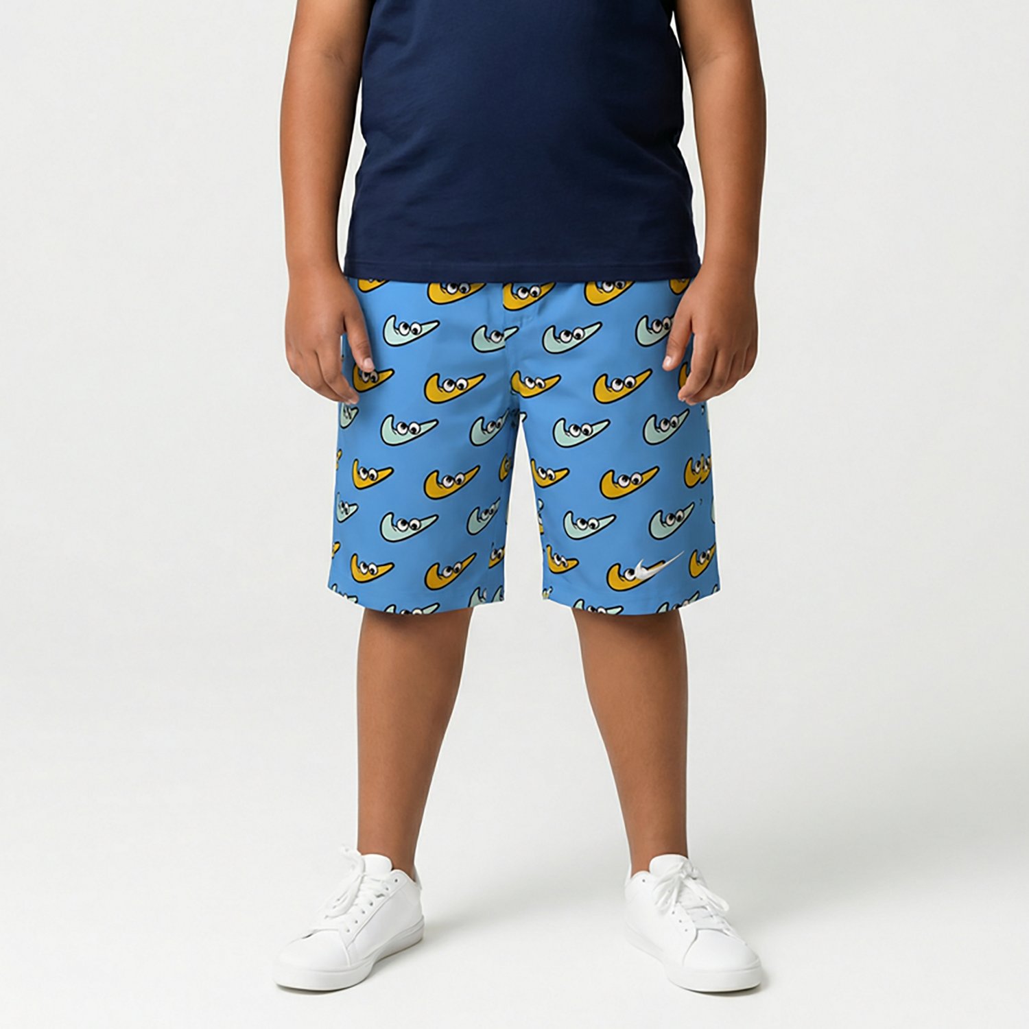 Nike Boys' Swooshy Volley Swim Shorts 7 in                                                                                       - view number 2