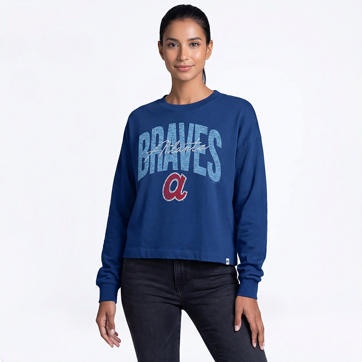 47 Women's Braves Muse Sydney Long Sleeve Pullover