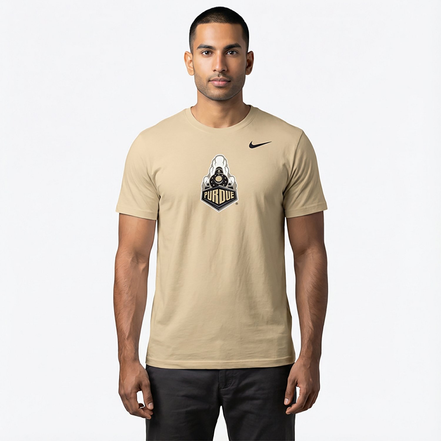 Nike Men's Purdue Secondary Logo Core T-shirt - view number 2