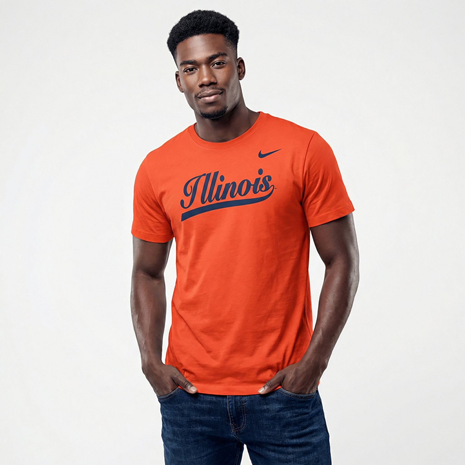 Nike Men's Illinois Script Core T-shirt - view number 2