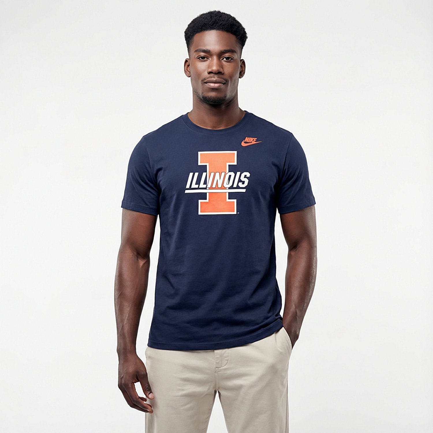 Nike Men's Illinois Vintage Logo Core T-shirt - view number 2
