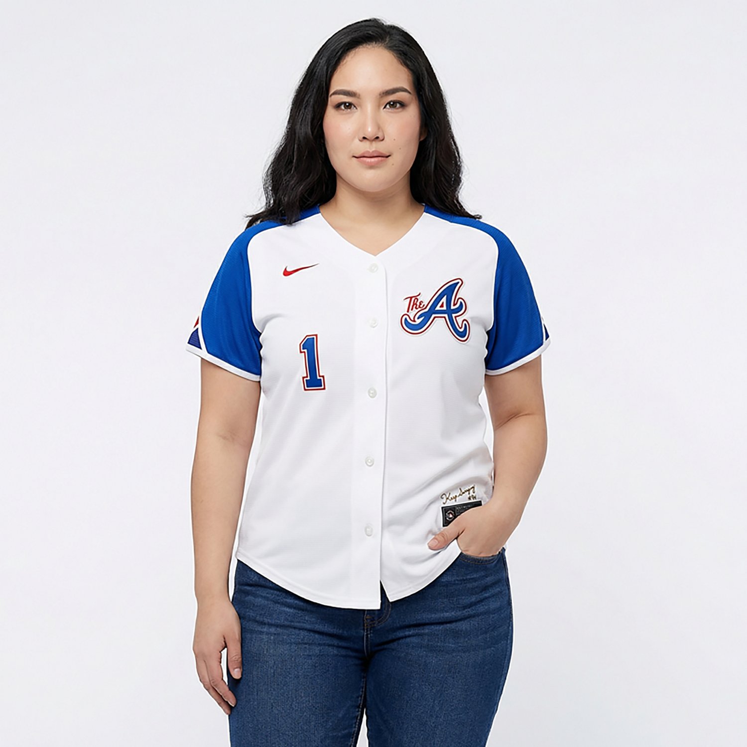 Nike Women's Braves Albies City Connect Limited N&N Jersey