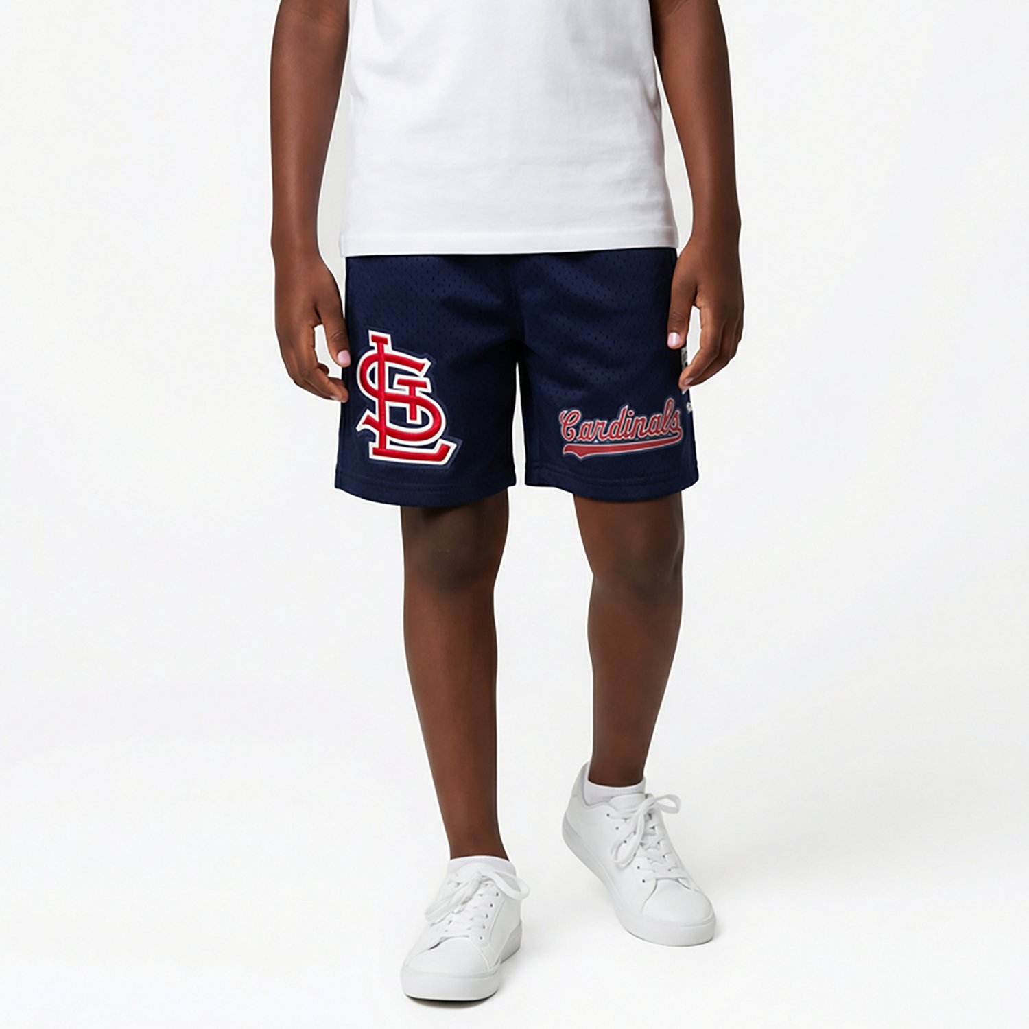 Pro Standard Boys' St. Louis Cardinals Classic BB Mesh Shorts - view number 2