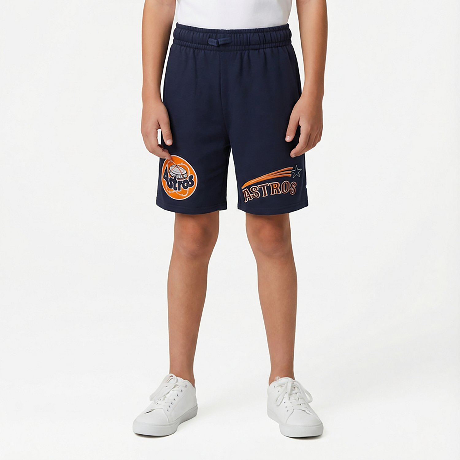 Pro Standard Boys' Houston Astros Retro Classic BB Fleece Shorts - view number 2