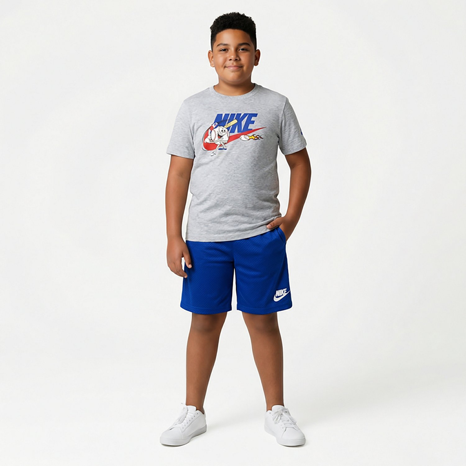 Nike Boys' 4-7 Mesh Shorts Set