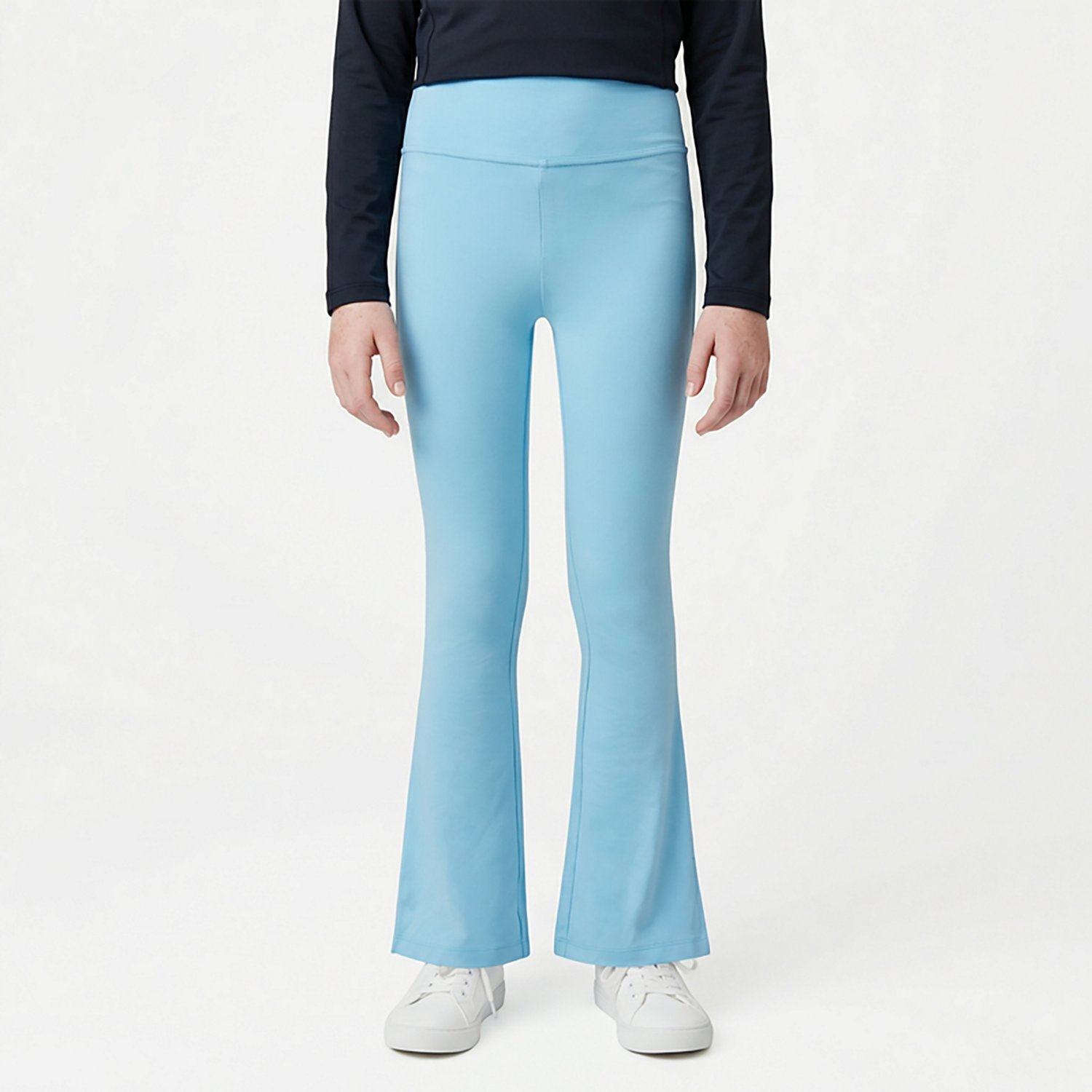 BCG Girls' Cotton Slit Flare Leggings - view number 2