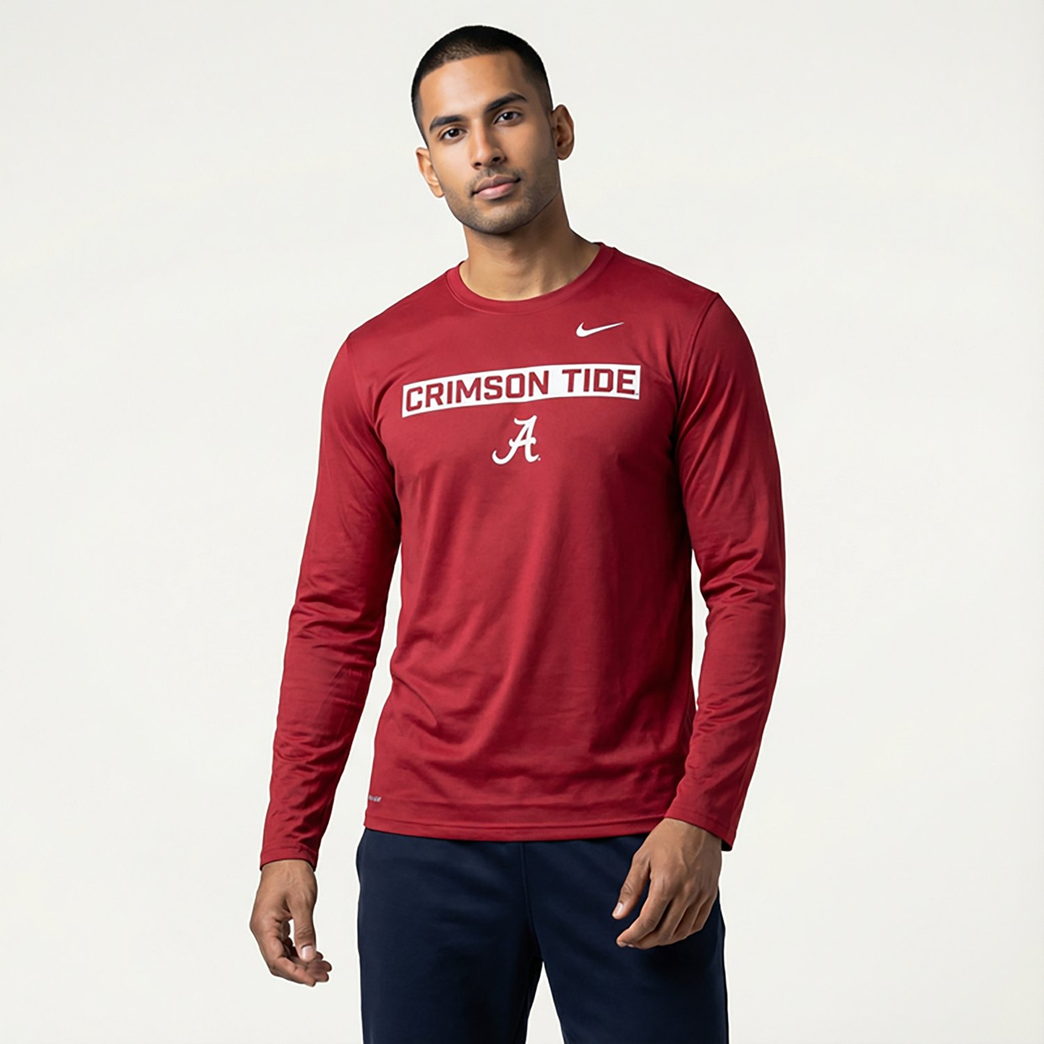 Nike Men's Alabama Legend 2 Hit Long Sleeve T-shirt - view number 2