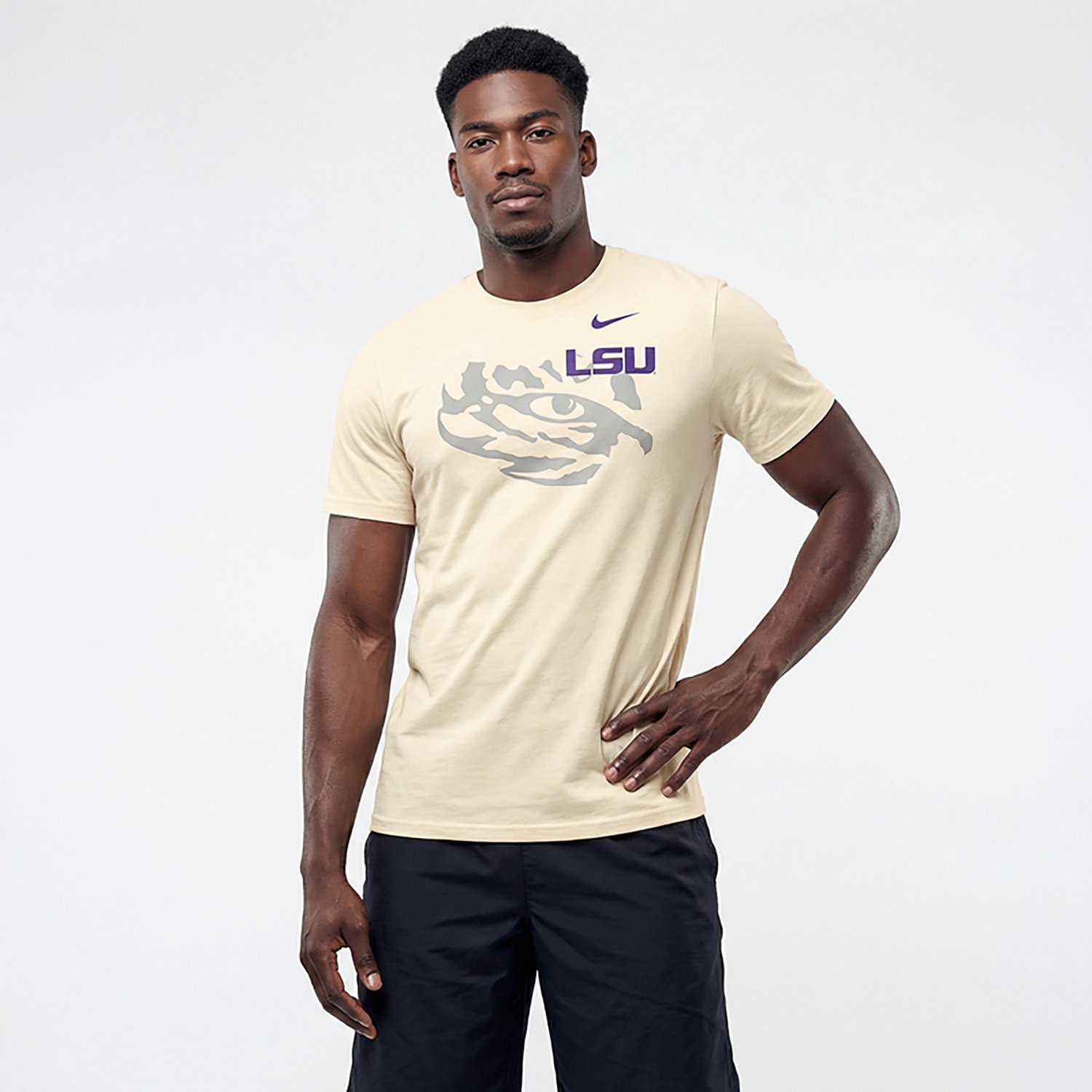 Nike Men's LSU Legend Shadow Logo T-shirt