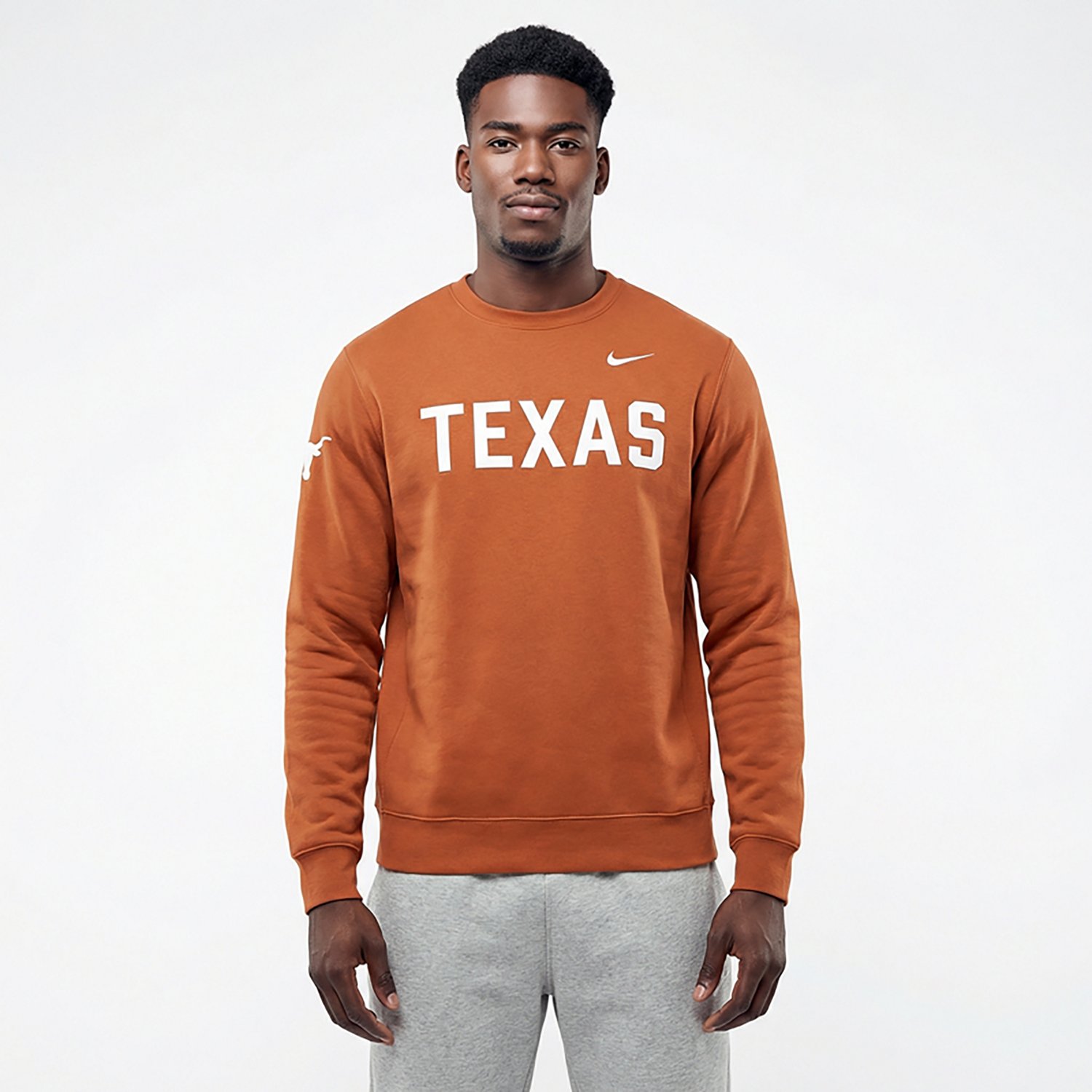 Nike Men's Texas Block Team Fleece Club Crew - view number 2
