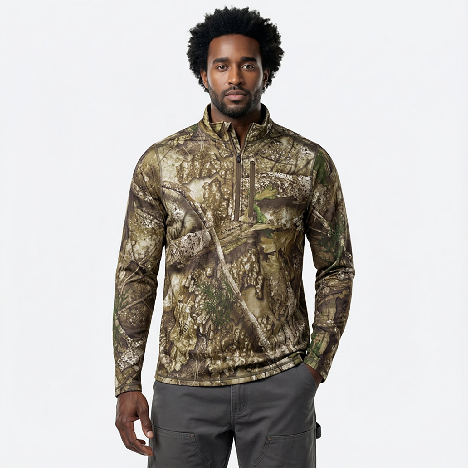 Magellan Outdoors Men's HuntGear Crocket 1/4-Zip Pullover Top - view number 2