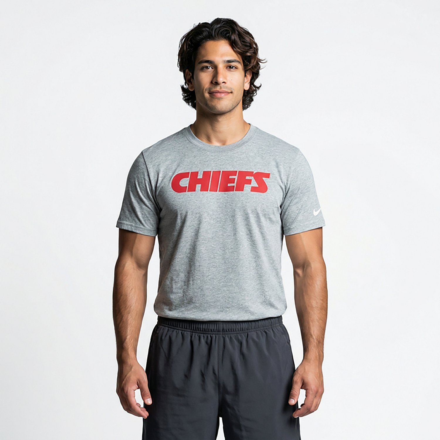Nike Men's Chiefs Wordmark Essential T-shirt - view number 2